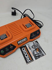 RIDGID AC86095 18V Battery Charger - Black/Orange