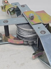 Maasdam 2,000 lb. Capacity 12 ft. Max Lift 15:1 Leverage Winch Puller w/ Cable