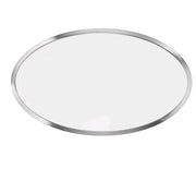 Flexinstall LED 32 in. Brushed Nickel Oval Panel Recessed Ceiling Light for Home