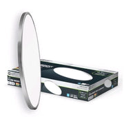 Flexinstall LED 32 in. Brushed Nickel Oval Panel Recessed Ceiling Light for Home