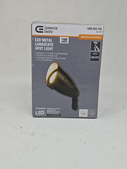 Commercial Electric 14W 1100 Lumen Black Integrated LED Outdoor Flood Light