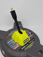 RYOBI 12 in. 3100 PSI Electric Pressure Washer  w/Caster Wheels