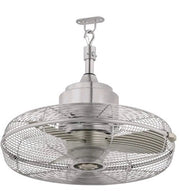HB Conyer 18" Fan 1009872069 Indoor/Outdoor 3 Speed, Hanging Hook, Grey