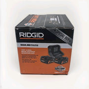 RIDGID MAX Output 18V Starter Kit with (2) 4.0 Ah Batteries and 1 Charger New