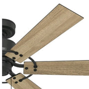 Hunter Barrel 52 in. Indoor/Outdoor Matte Black Ceiling Fan