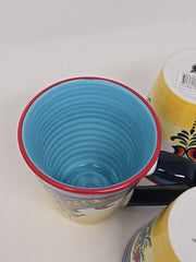 Euro Ceramica Zanzibar Mugs, Set of 4 - Multicolor