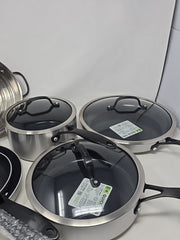 Green Pan 9-Piece Set Original 2 pcs missing