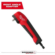 Milwaukee Shockwave 48-32-2390 Right Angle Adapter - Red