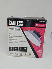 Utilitech Canless Recessed Light Kit #1500757 LED 85W Replacement Fits 6.1 in