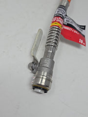 Everbilt EBCSST34F18BV 3/4" PTC x FIP 18" Stainless Water Heater Connector w/Bal