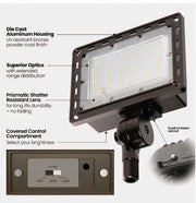 Feit Electric S6.8CSFL840/LSDD/BZ Commercial Flood Light 3000 Lumens