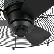 Hampton Bay Conyer 20 in. Indoor/Wet Outdoor 3-Speed Anywhere Fan Matte Black