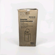 Home Decorators Havenridge 19in 1-Light Matte Black Outdoor Wall Lantern Sconce