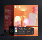 LIFX SMART LIGHT SWITCH & BULBS STARTER KIT, 120V 800LM LFX/STARTKIT2. SEALED