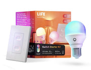 LIFX SMART LIGHT SWITCH & BULBS STARTER KIT, 120V 800LM LFX/STARTKIT2. SEALED