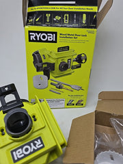 RYOBI Wood/Metal Door Lock Installation Kit with Bi-Metal Hole Saw, Spade Bit