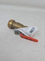 Sharkbite 25551LF 1 in. Push-to-Connect PVC IPS x 3/4 in. CTS Brass Ball Valve