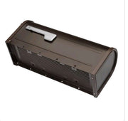 Architectural Mailboxes 8830RZ-10 Winston Post Mount Mailbox, Rubbed Bronze