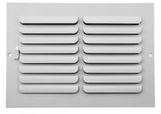 Accord Sidewall /Ceiling One Way Vent 12 X 8 White