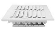 Accord Sidewall /Ceiling One Way Vent 12 X 8 White