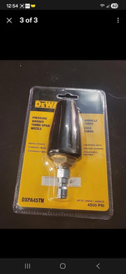 NEW Dewalt DXPA45TN 4500 PSI Pressure Washer Turbo Spray Nozzle