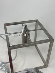 Style Selections Arctura Brushed Nickel Industrial Square Mini Pendant Light