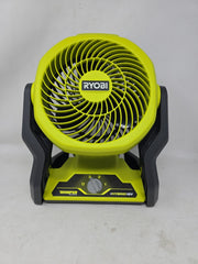 RYOBI 18V ONE+ 7.5 in Whisper Hybrid Fan Tool Only Hyper Green