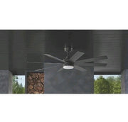 Home Decorators Celene 62 in Indoor/Outdoor Matte Black DC Motor Ceiling Fan