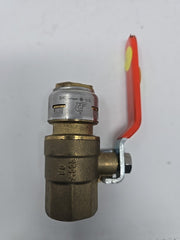 3/4 in. Brass Push-to-Connect x FIP Ball Valve
