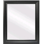 Glacier Bay 23.5 in x 28.5 in Black Framed Mirror (Screws Not Included)
