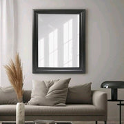 Glacier Bay 23.5 in x 28.5 in Black Framed Mirror (Screws Not Included)