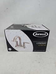 Jacuzzi 8" Widespread 2 Handle Bathroom Faucet w Drain Assembly Chrome Finish