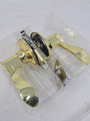 Defiant Naples Polished Brass Keyed Entry Door Lever
