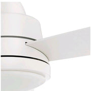 Ceva 54 in. Indoor/Outdoor Matte Black with Matte Black Blades Ceiling Fan with