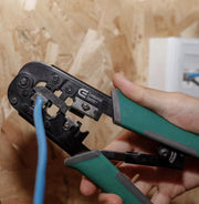 Commercial Electric Ratchet Modular Plug Crimper