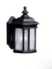 kichler 9028BK kirkwood 1 light 13" outdoor wall light