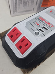 VECTOR 500 Watt Power Inverter, Dual Power Inverter, Two USB Charging Ports