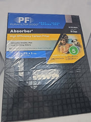 PuraFilter 20 in. x 25 in. x 1 in. Cut to Fit-Electro w/ Carbon Air Filter 7pck