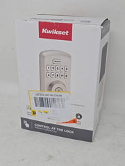 Kwikset Powerbolt 250 Satin Nickel Electronic Deadbolt Door Lock w/ 10-Button