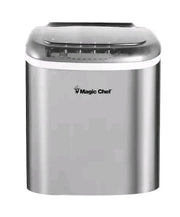 Magic Chef 27 lbs. Bullet Ice Countertop Ice Maker in Stainless Steel