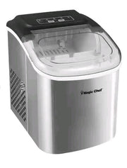 Magic Chef 27 lbs. Bullet Ice Countertop Ice Maker in Stainless Steel