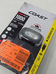 Coast RL22R 1000 Lumens Rechargeable Battery LED Power Headlamp