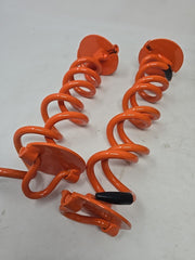 4-Pack 10 in. Steel Folding Ring Spiral Anchor