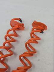 4-Pack 10 in. Steel Folding Ring Spiral Anchor
