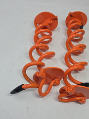 4-Pack 10 in. Steel Folding Ring Spiral Anchor