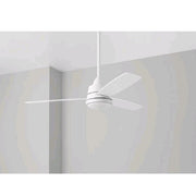 Hampton Bay Caprice 52 in Integrated LED Matte Ceiling Fan White with Remote