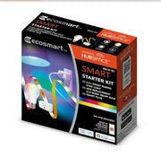 EcoSmart Hubspace Smart Starter Kit 6.5' Strip Light A19 Bulb Smart Plug