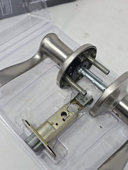 Kwikset Tustin Keyed Entry Door Handle With SmartKey Satin Nickel 97402-732 NIB