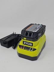 Ryobi PSK005 18V One+ 2.0Ah Battery & Charger Kit - Black/Green