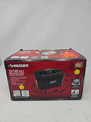 Husky 12-Volt/120-Volt Home & Auto Tire Inflator Open Box